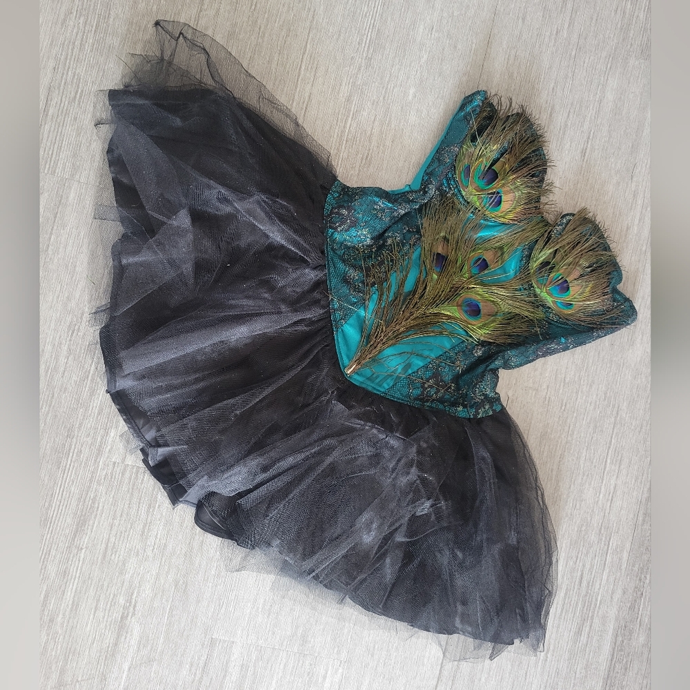 Halloween peacock custom, adult size Small.